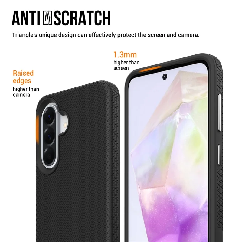 Magnetic Case For Samsung Galaxy A37 5G  /  A36 5G  /  A56 5G Shockproof TPU + PC Phone Cover - Black