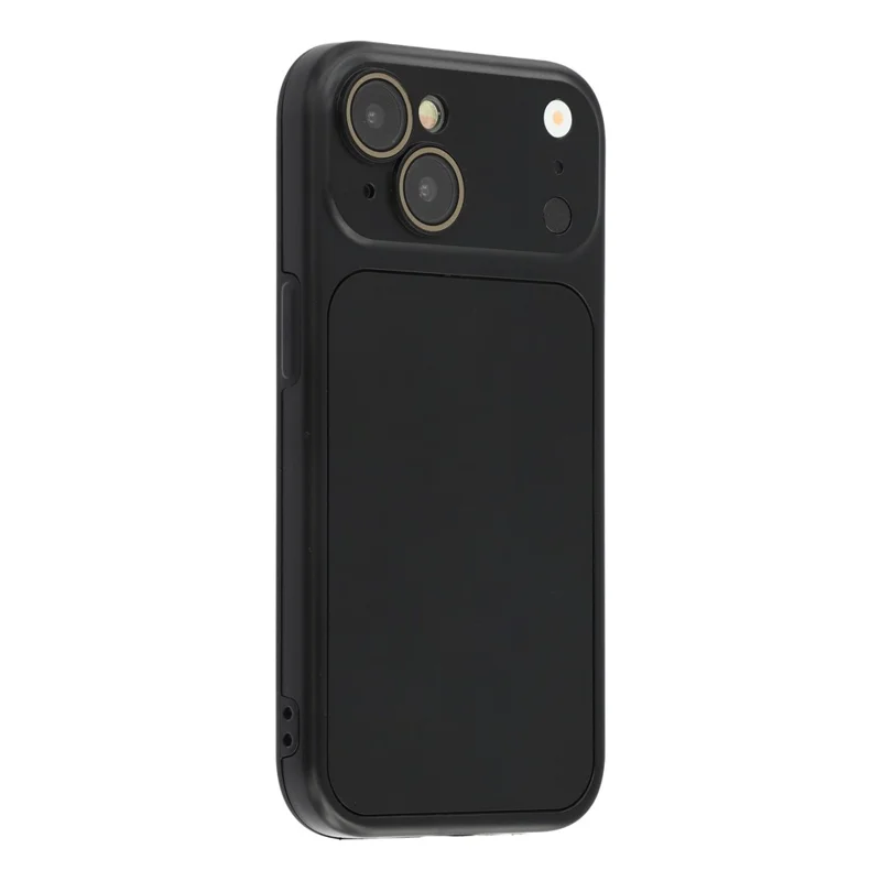 Für iPhone 15 Hülle, Transfer auf 17er Serie TPU Hart-PC Handy-Schutzhülle – Schwarz