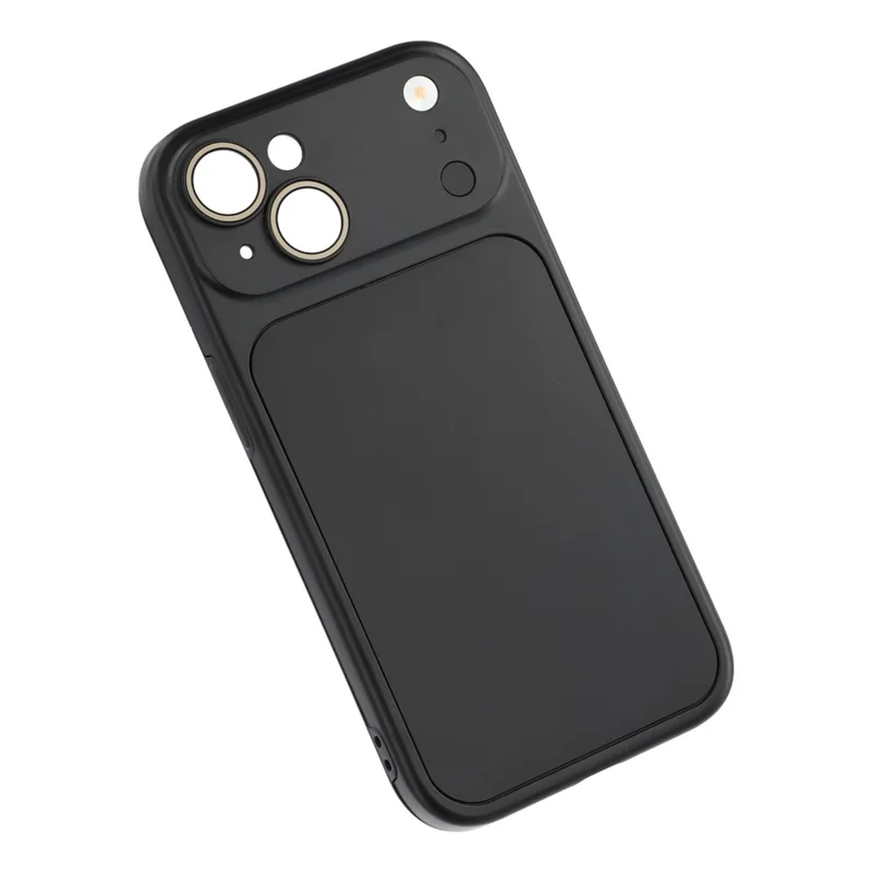 Für iPhone 15 Hülle, Transfer auf 17er Serie TPU Hart-PC Handy-Schutzhülle – Schwarz