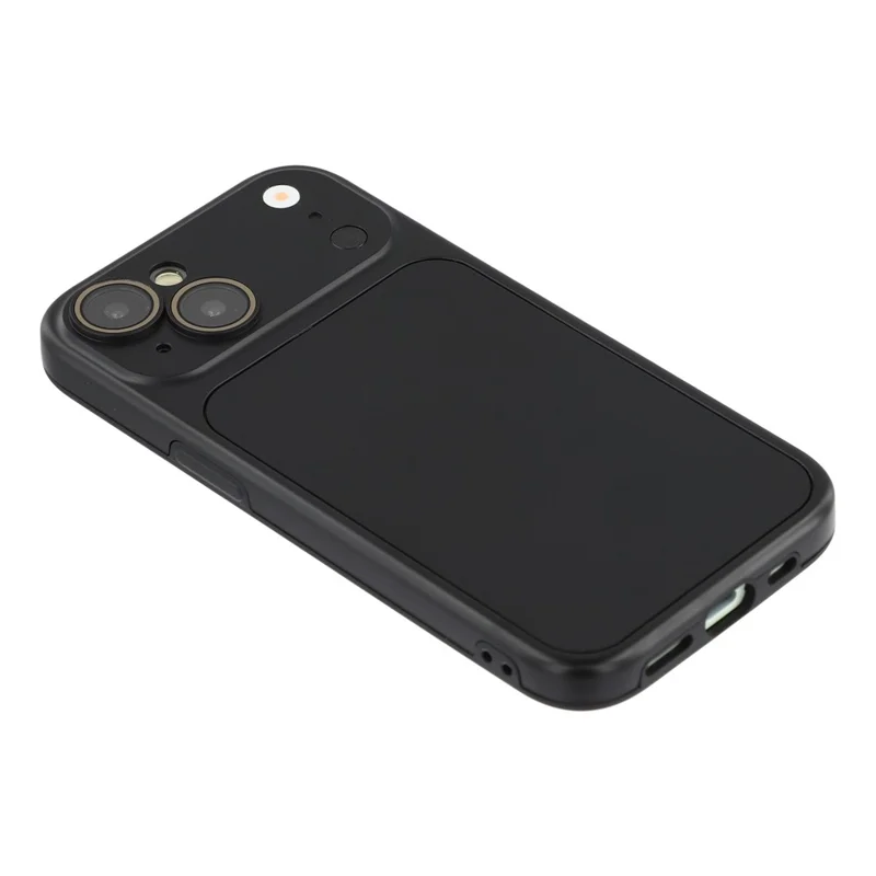 Für iPhone 15 Hülle, Transfer auf 17er Serie TPU Hart-PC Handy-Schutzhülle – Schwarz