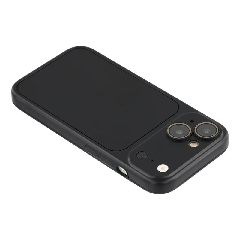 Für iPhone 15 Hülle, Transfer auf 17er Serie TPU Hart-PC Handy-Schutzhülle – Schwarz