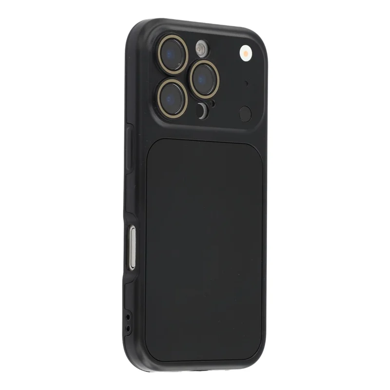 For iPhone 16 Pro Case Transfer to 17 Series TPU Hard PC Phone Protective Back Cover - Black
