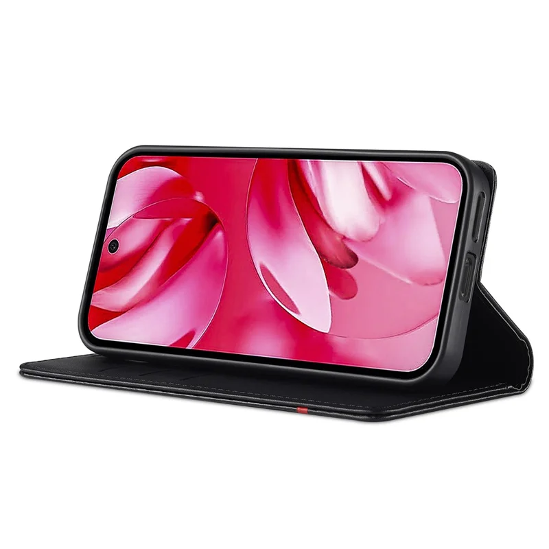 LC.IMEEKE لجهاز جوجل بيكسل 10a غطاء جلد بتصميم ألياف كربونية - خطوط أفقية