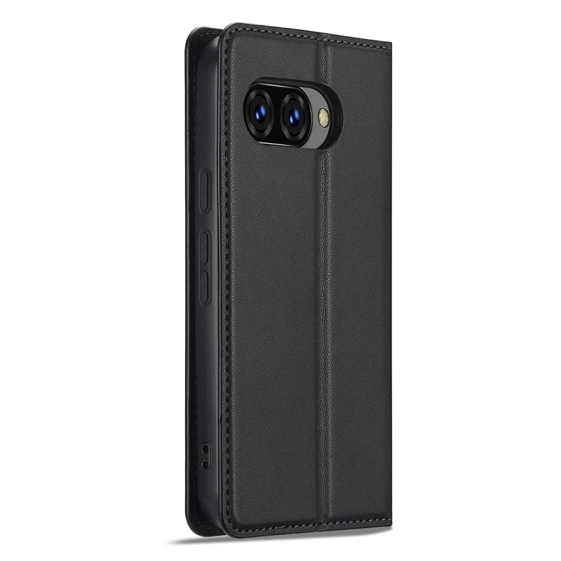 LC.IMEEKE L1 Serie für Google Pixel 10a Hülle PU-Leder Brieftasche Ständer Schutzhülle - Schwarz