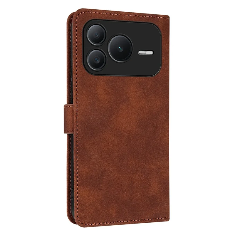 AZNS For Honor Power2 5G Case PU Leather Wallet Phone Cover - Brown