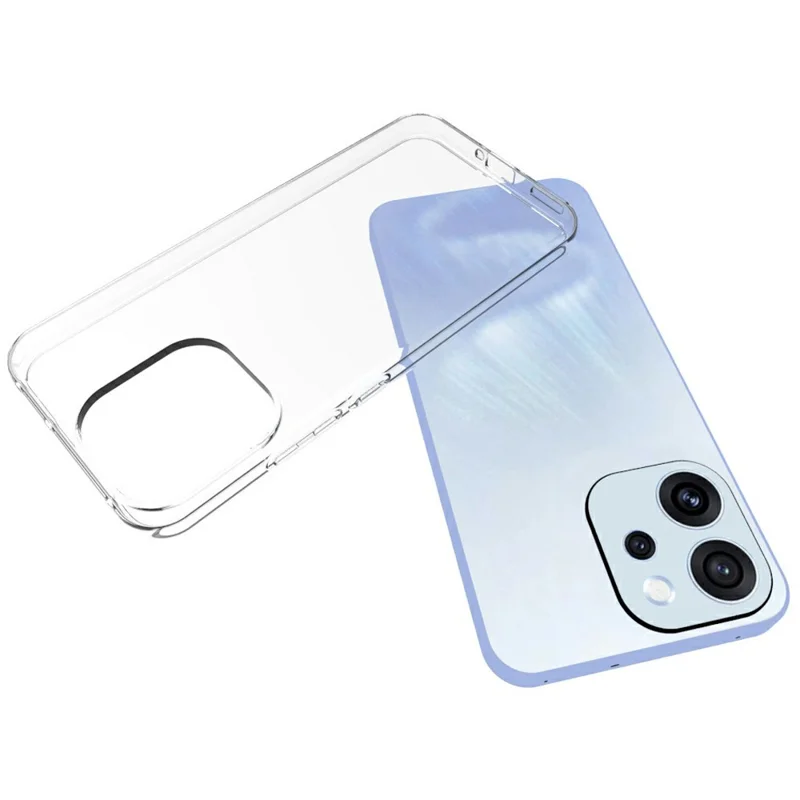 For Oppo Reno15 F 5G Case Watermark Resistant TPU Phone Back Cover - Transparent