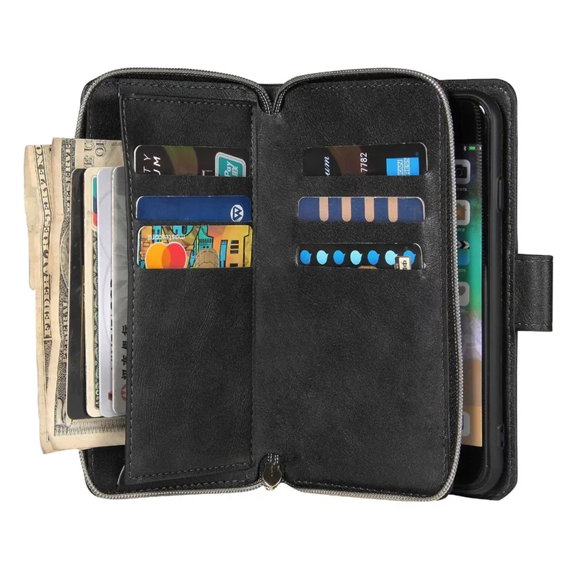 Para Iphone 8 / 7 / SE (2020) / SE (2022) Ultra-fhin Phone Shell PU Caulha Capelo de Capa de Tole - Preto