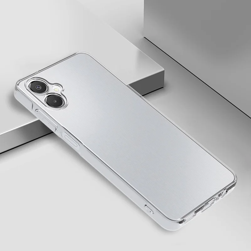 For Samsung Galaxy A07 5G Back Cover Ultra Thin Flexible TPU Clear Phone Case - Transparent