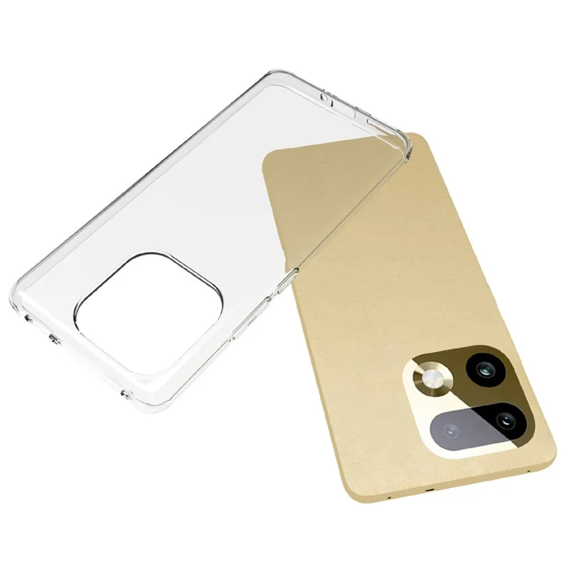 Funda para Realme 16 Pro+ 5G, carcasa trasera transparente de TPU resistente a manchas de agua