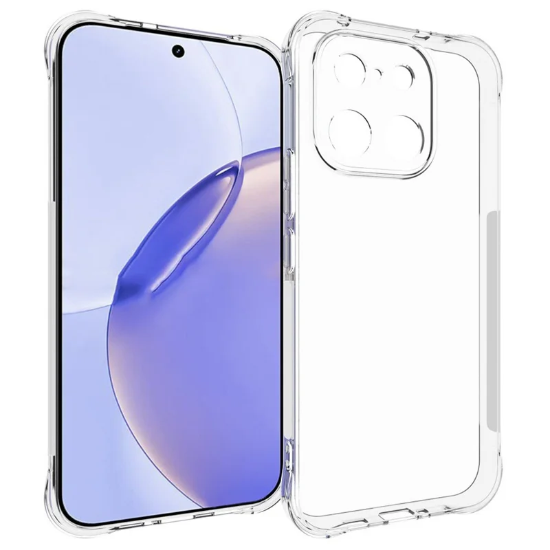 For Realme 16 Pro 5G TPU Case Non Slip Anti Drop Phone Cover - Transparent