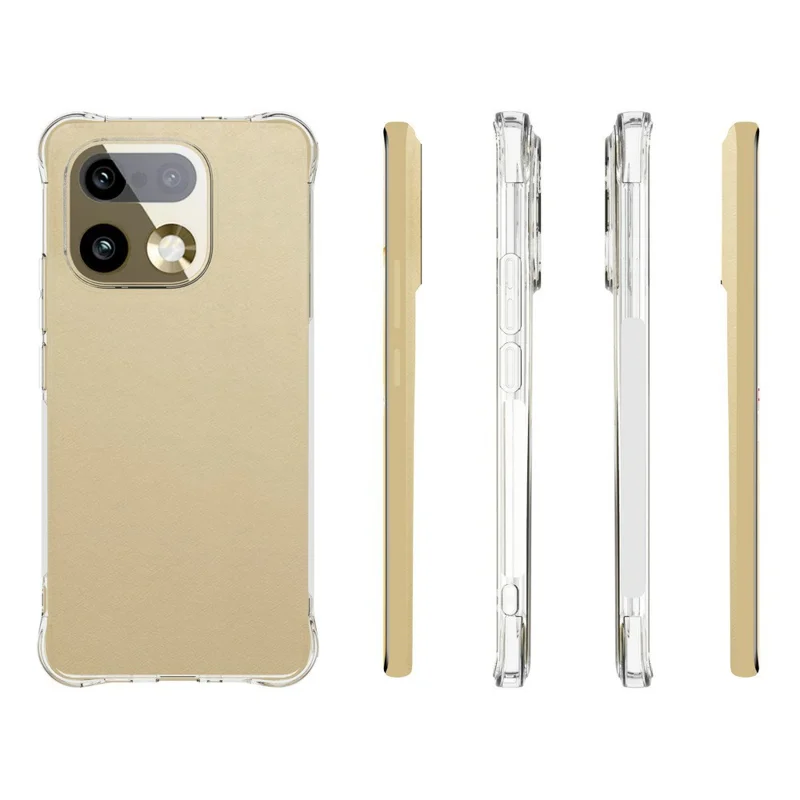 Funda de TPU para Realme 16 Pro+ 5G, cubierta transparente antideslizante y antiimpactos