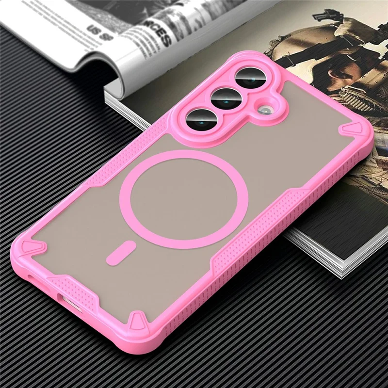 Voor Samsung Galaxy S26 / S26 Pro Magnetische Case TPU + PC Telefoonhoes - Roze