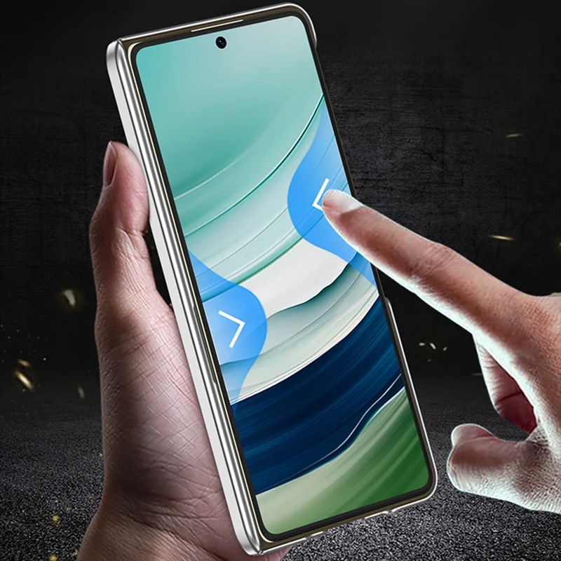 Funda magnética para Huawei Mate X5 Transform para iPhone 17 Pro, funda de teléfono de PC mate - Naranja