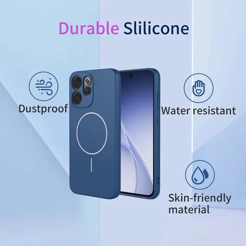 Bulk Purchasing For Oppo Reno15 F 5G Magnetic Case Soft TPU Phone Back Cover - Blue