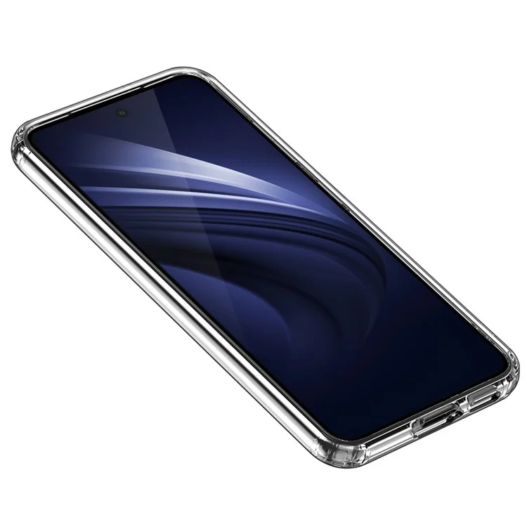 Cell Phone Case for Samsung Galaxy S23, TPU Frame PC Back Anti-drop Smartphone Cover - Transparent