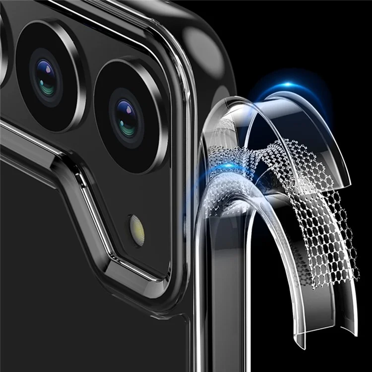 Cell Phone Case for Samsung Galaxy S23, TPU Frame PC Back Anti-drop Smartphone Cover - Transparent