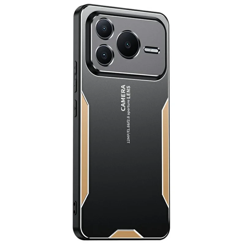 Coque pour Honor Power2 5G en alliage d'aluminium, TPU, PC - Or