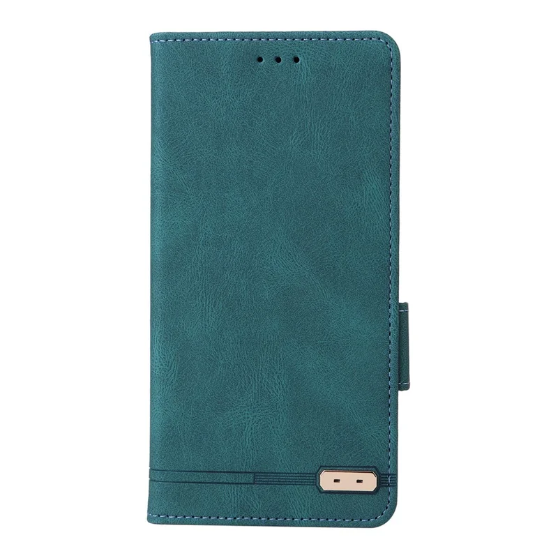For Oppo Reno15 Pro Max 5G (Global)  /  Reno15 Pro 5G (China) Case Leather Wallet Flip Phone Cover with Hardware Decor - Blue