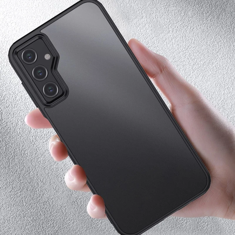 Per Samsung Galaxy A14 5G / 4G TPU + PC Custodia protettiva per telefono cellulare a prova di caduta - Nero opaco