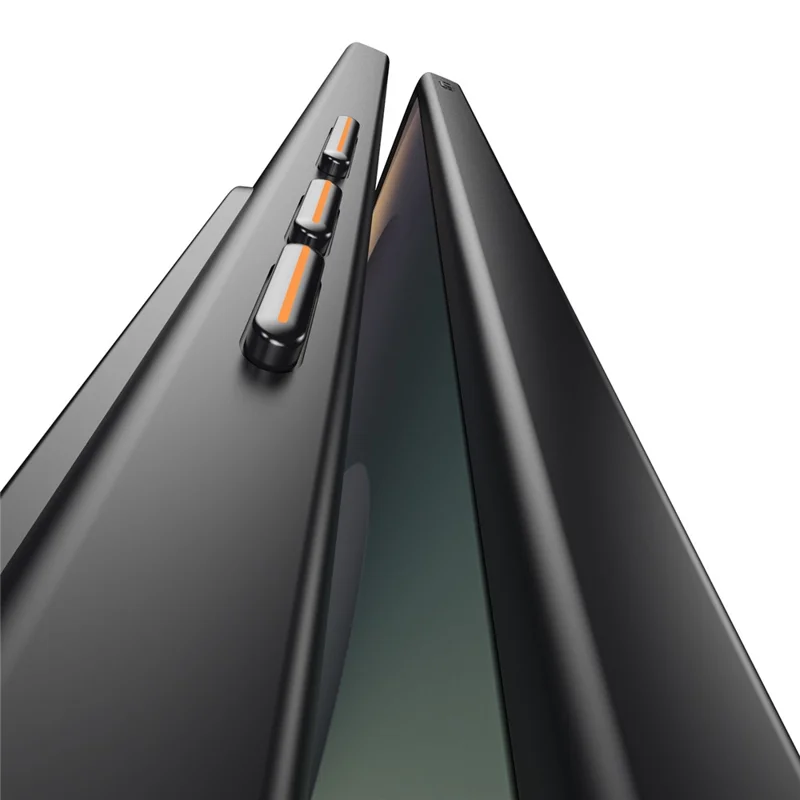 For Samsung Galaxy S26 Ultra Magnetic Case Carbon Fiber Texture PC + TPU Cover - Black