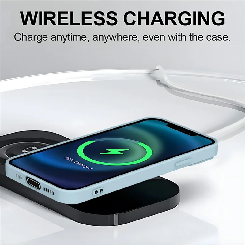 Compra al por mayor de funda magnética para Honor 400 Pro 5G (Global), funda sólida de color liso con recortes precisos, cubierta suave de TPU para teléfono - Azul bebé