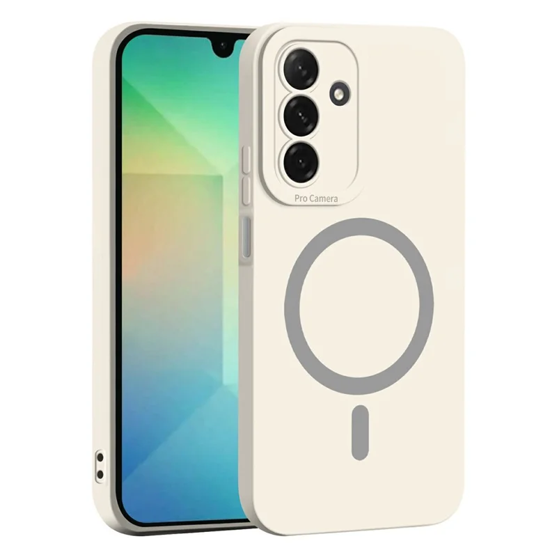 Achat en gros pour étui magnétique Samsung Galaxy A37 5G, couleur unie, découpes précises, housse de téléphone en TPU souple - Blanc