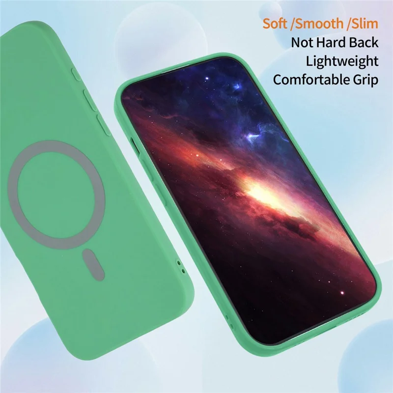 Bulk Purchasing For iPhone Air Case Compatible with MagSafe Solid Color Precise Cutouts Soft TPU Phone Cover - Green