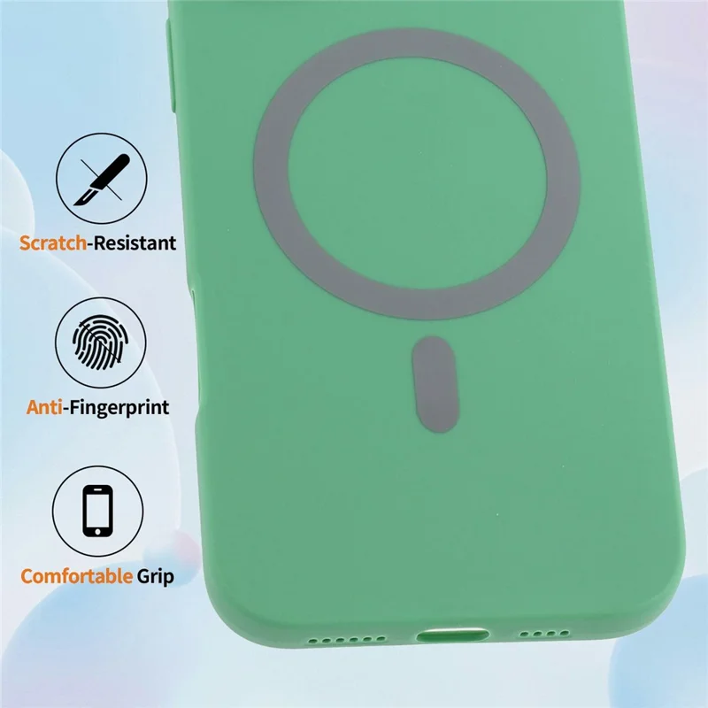 Bulk Purchasing For iPhone Air Case Compatible with MagSafe Solid Color Precise Cutouts Soft TPU Phone Cover - Green