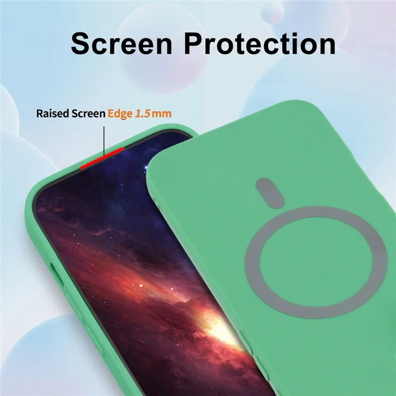Bulk Purchasing For iPhone Air Case Compatible with MagSafe Solid Color Precise Cutouts Soft TPU Phone Cover - Green