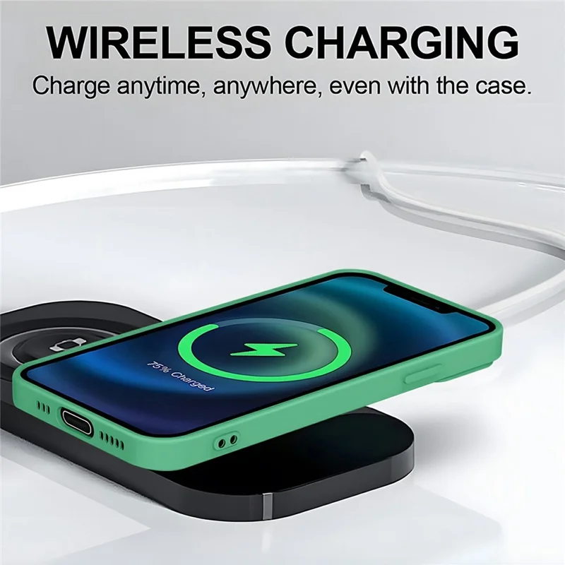 Bulk Purchasing For iPhone Air Case Compatible with MagSafe Solid Color Precise Cutouts Soft TPU Phone Cover - Green