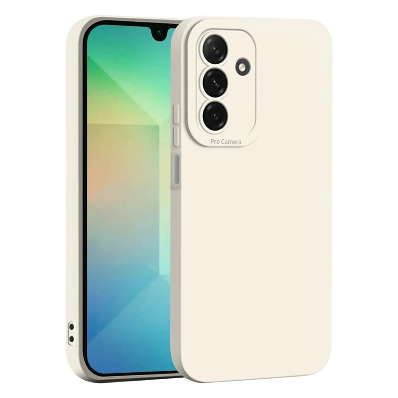 For Samsung Galaxy A17 5G  /  A17 4G Case Precise Camera Cutouts Soft TPU Shockproof Phone Cover - White