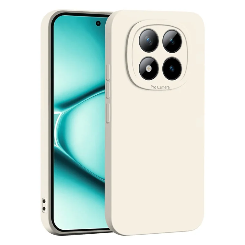 Voor Xiaomi Redmi Note 15 Pro+ 5G (Global) / Poco M8 Pro 5G Hoesje Nauwkeurige Camerauitsparingen Zachte TPU Stootvrije Telefoonhoes - Wit