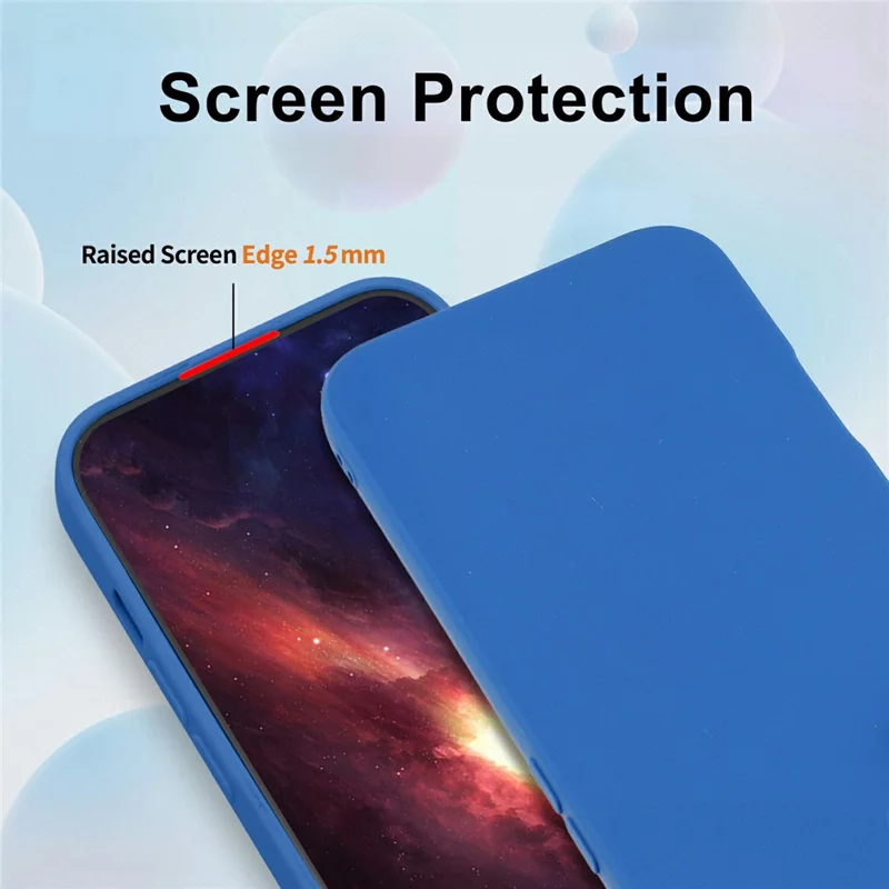 For Xiaomi Redmi K90 Pro Max 5G  /  Poco F8 Ultra Case Precise Camera Cutouts Soft TPU Shockproof Phone Cover - Dark Blue