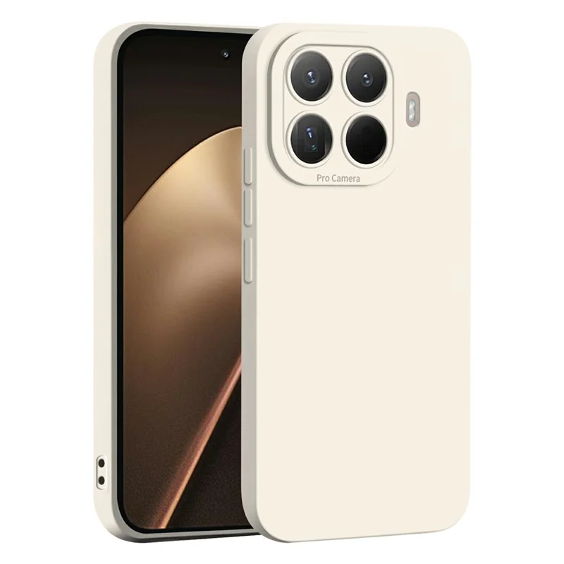 Funda para Xiaomi 15T Pro con recortes precisos para cámara, carcasa blanda de TPU antichoque - Blanco