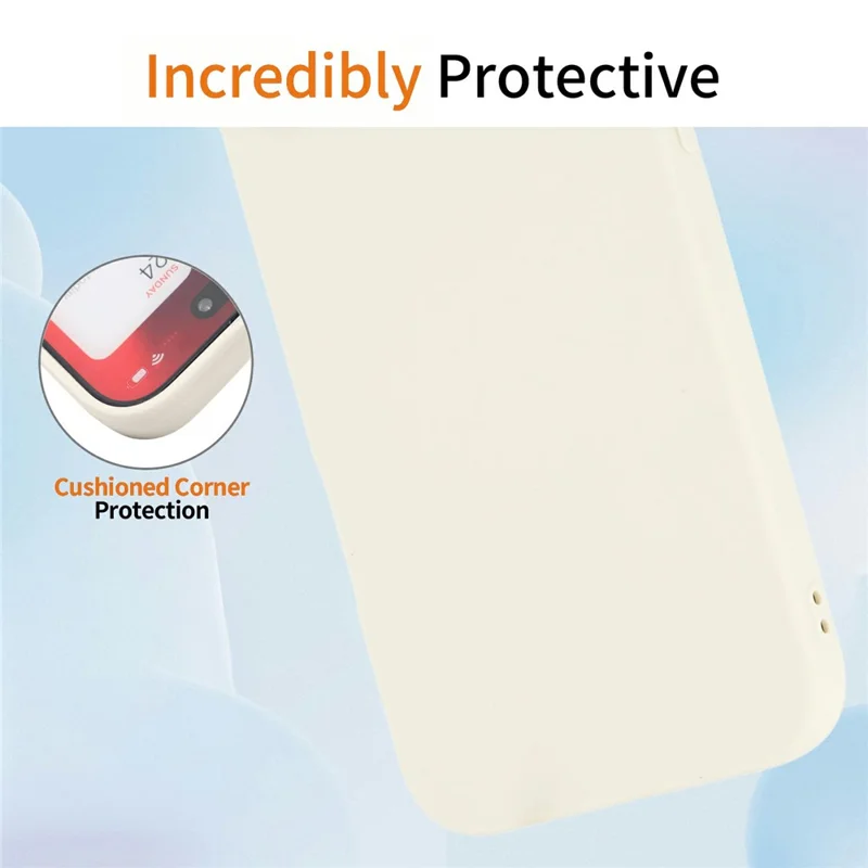 For Xiaomi 17 Case Precise Camera Cutouts Soft TPU Shockproof Phone Cover - White