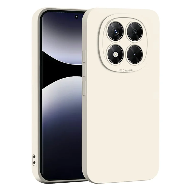 For Xiaomi Redmi Note 14 Pro 4G Case Precise Camera Cutouts Soft TPU Shockproof Phone Cover - White