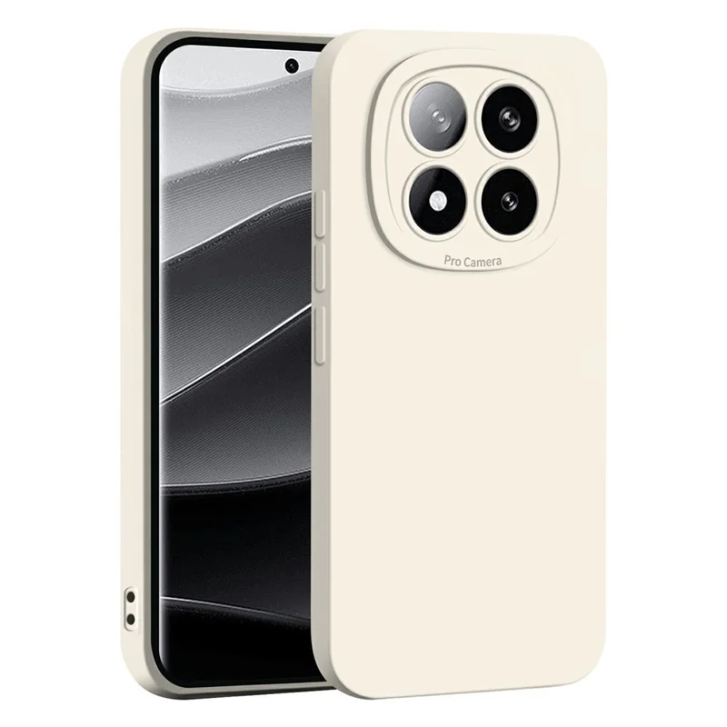 For Xiaomi Redmi Note 14 Pro+ 5G Case Precise Camera Cutouts Soft TPU Shockproof Phone Cover - White