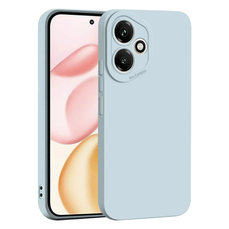 For Honor 400 5G (Global) Case Precise Camera Cutouts Soft TPU Shockproof Phone Cover - Baby Blue