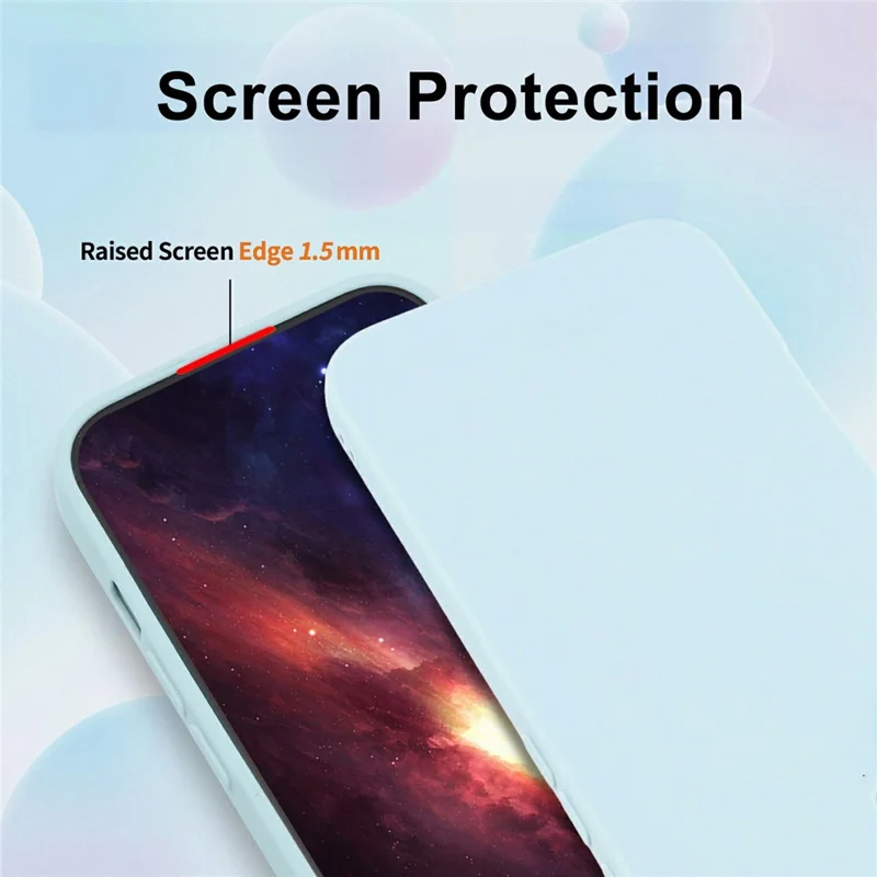For Honor 400 5G (Global) Case Precise Camera Cutouts Soft TPU Shockproof Phone Cover - Baby Blue