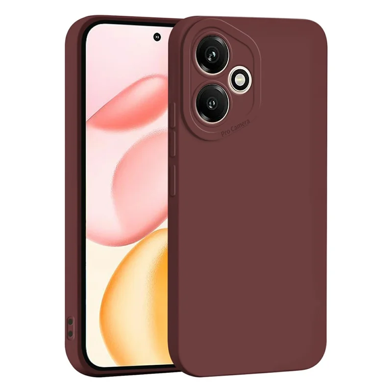 For Honor 400 5G (Global) Case Precise Camera Cutouts Soft TPU Shockproof Phone Cover - Wine Red