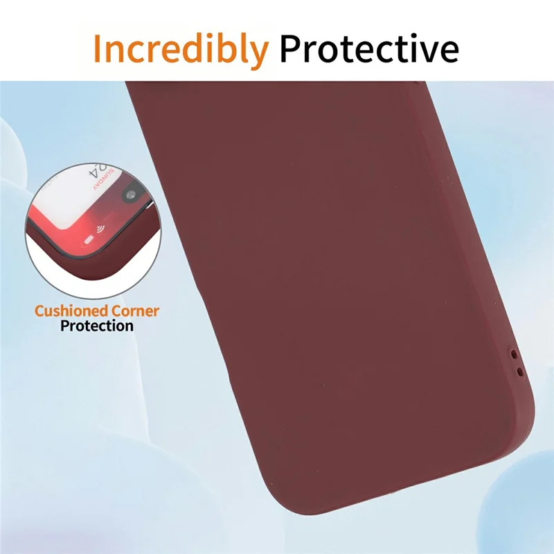 For Honor 400 5G (Global) Case Precise Camera Cutouts Soft TPU Shockproof Phone Cover - Wine Red