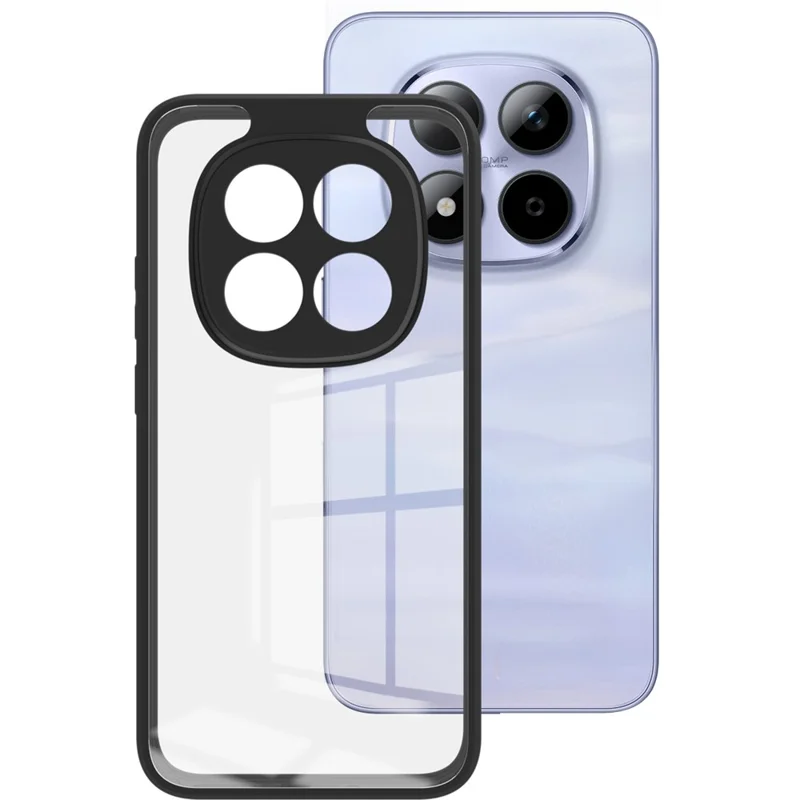 IMAK UX-9A Series For Xiaomi Redmi Note 15 Pro 5G (Global) Case TPU PC Phone Cover Reinforced Corners - Transparent