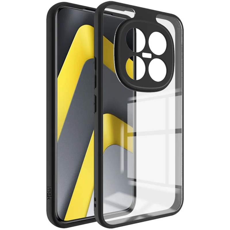 IMAK UX-9A Series For Xiaomi Poco M8 Pro 5G / Redmi Note 15 Pro+ 5G (Global) Case TPU PC Phone Cover Reinforced Corners - Transparent