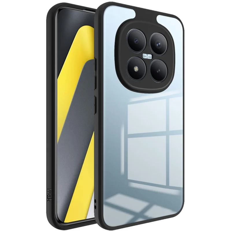 IMAK UX-9A Series For Xiaomi Poco M8 Pro 5G / Redmi Note 15 Pro+ 5G (Global) Case TPU PC Phone Cover Reinforced Corners - Transparent