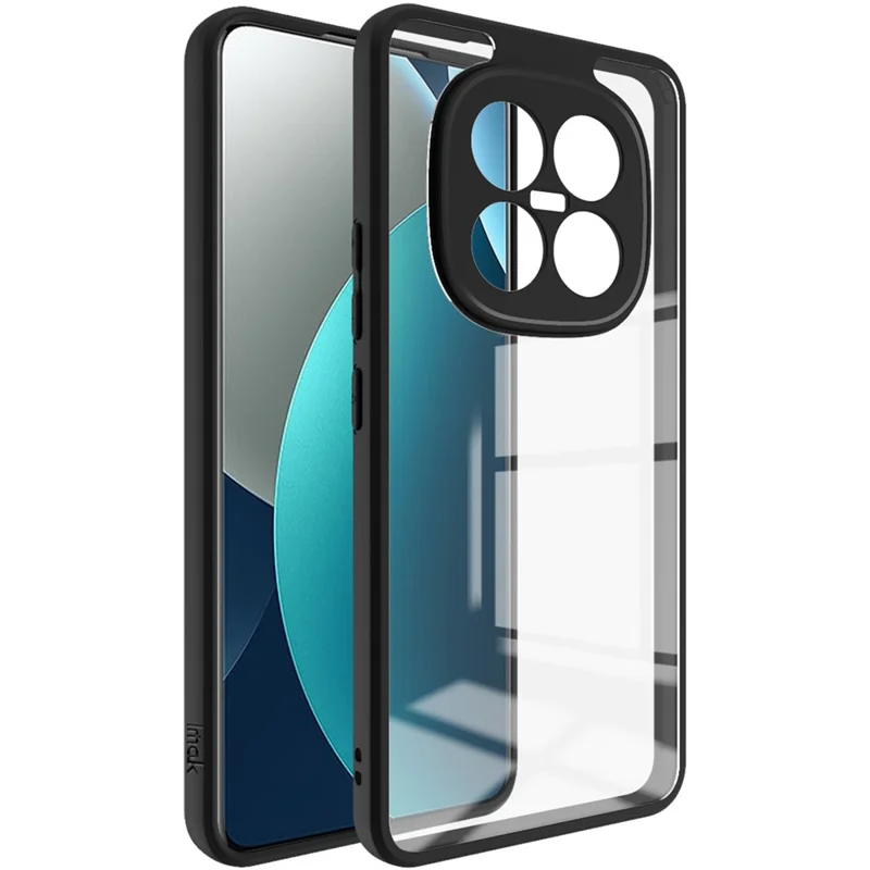 IMAK UX-9A Series For Xiaomi Redmi Note 15 Pro 4G (Global) Case TPU PC Phone Cover Reinforced Corners - Transparent