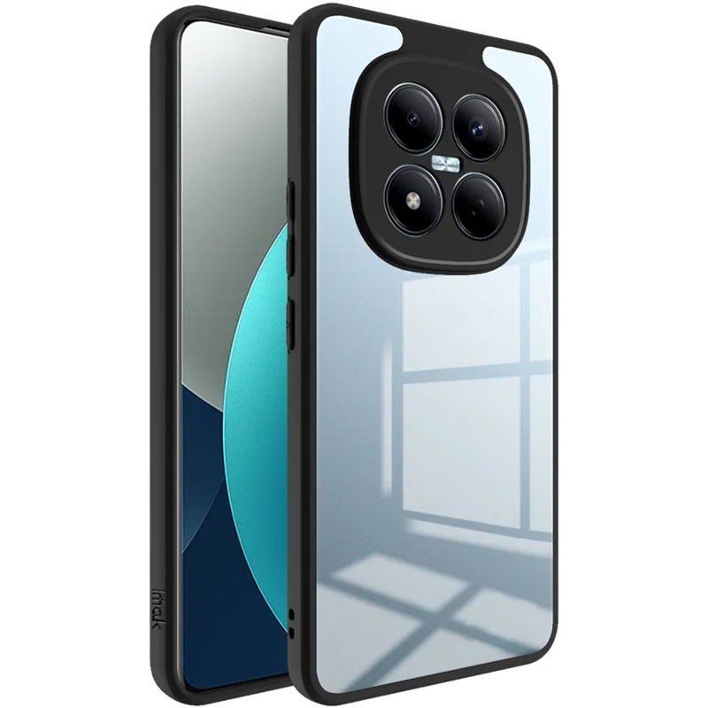 IMAK UX-9A Series For Xiaomi Redmi Note 15 Pro 4G (Global) Case TPU PC Phone Cover Reinforced Corners - Transparent