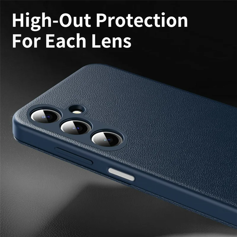 Hülle für Samsung Galaxy A37 5G mit Kartenhalter, Smart View-Fenster, Ledertasche - Saphir