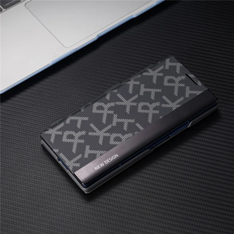 For Samsung Galaxy Z Fold7 5G Case Geometric Pixel Pattern Kickstand Foldable PC Phone Cover with Stylus - Black