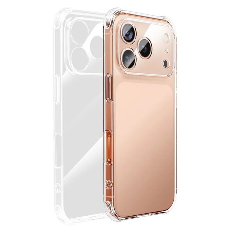 SMARTDEVIL pour iPhone 17 Pro Max coque transparente en TPU anti-chute - Transparent