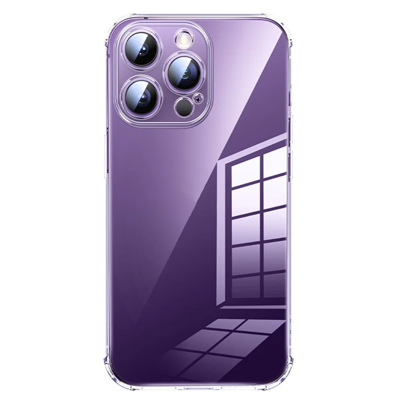 SMARTDEVIL For iPhone 14 Pro Clear Case TPU Anti-drop Phone Cover - Transparent